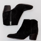 Black MOLLY Suede Ankle Boots / ZADIG & VOLTAIRE - Size 38