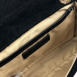 Black NANO MOON Suede Shoulder Bag / VANESSA BRUNO - One Size