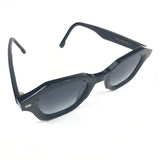 Black NIKKI 90's Geometric Frame Sunglasses / RENDEL