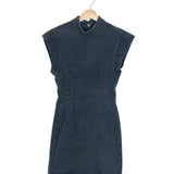 Black NINA Open Back Denim Mini Dress / ISABEL MARANT - Size 36