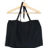 Black One-shoulder Strap Linen Top / DEIJI STUDIOS - Size 0