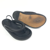 Black ORENE Leather Flatform Thong Sandals / ISABEL MARANT - Size 37