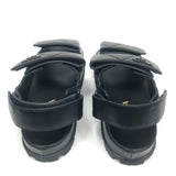 Black Padded Nappa Leather Sandals / PRADA - Size 36