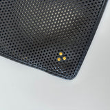 Black Perforated Leather POPOCHE L Clutch / JEROME DREYFUSS