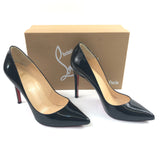 Black PIGALLE 100 Patent Leather Pumps / CHRISTIAN LOUBOUTIN - Size 40.5