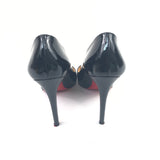 Black PIGALLE 100 Patent Leather Pumps / CHRISTIAN LOUBOUTIN - Size 40.5