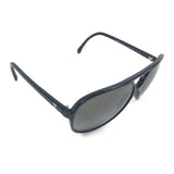 Black PILOT Acetate Sunglasses / CHANEL