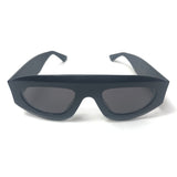 Black Pilot Mask Sunglasses / BOTTEGA VENETA