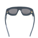 Black Pilot Mask Sunglasses / BOTTEGA VENETA