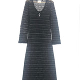 Black POROS Lace Maxi Dress / ISABEL MARANT - Size 40