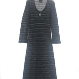 Black POROS Lace Maxi Dress / ISABEL MARANT - Size 40