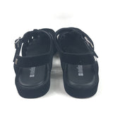 Black POSSESSION Velvet II Sandals / MELISSA - Size 38
