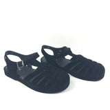 Black POSSESSION Velvet II Sandals / MELISSA - Size 38