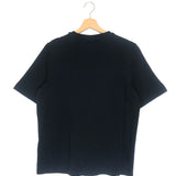 Black Printed Crewneck Short Sleeves Tee / SCOTCH & SODA - Size S