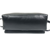 Black PRISMA Top Handle Padded Smooth Leather Bag / MARNI