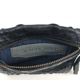 Black Python Mini Coin Purse / CLARIS VIROT