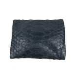 Black Python Mini Coin Purse / CLARIS VIROT