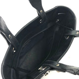 Black Quilted Coated Canvas Paris Biarritz PM Tote Bag / CHANEL