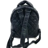 Black Quilted Nylon Coco Cocoon Backpack / CHANEL