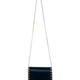 Black ROCKSTUD Mini Chain Crossbody Bag / VALENTINO