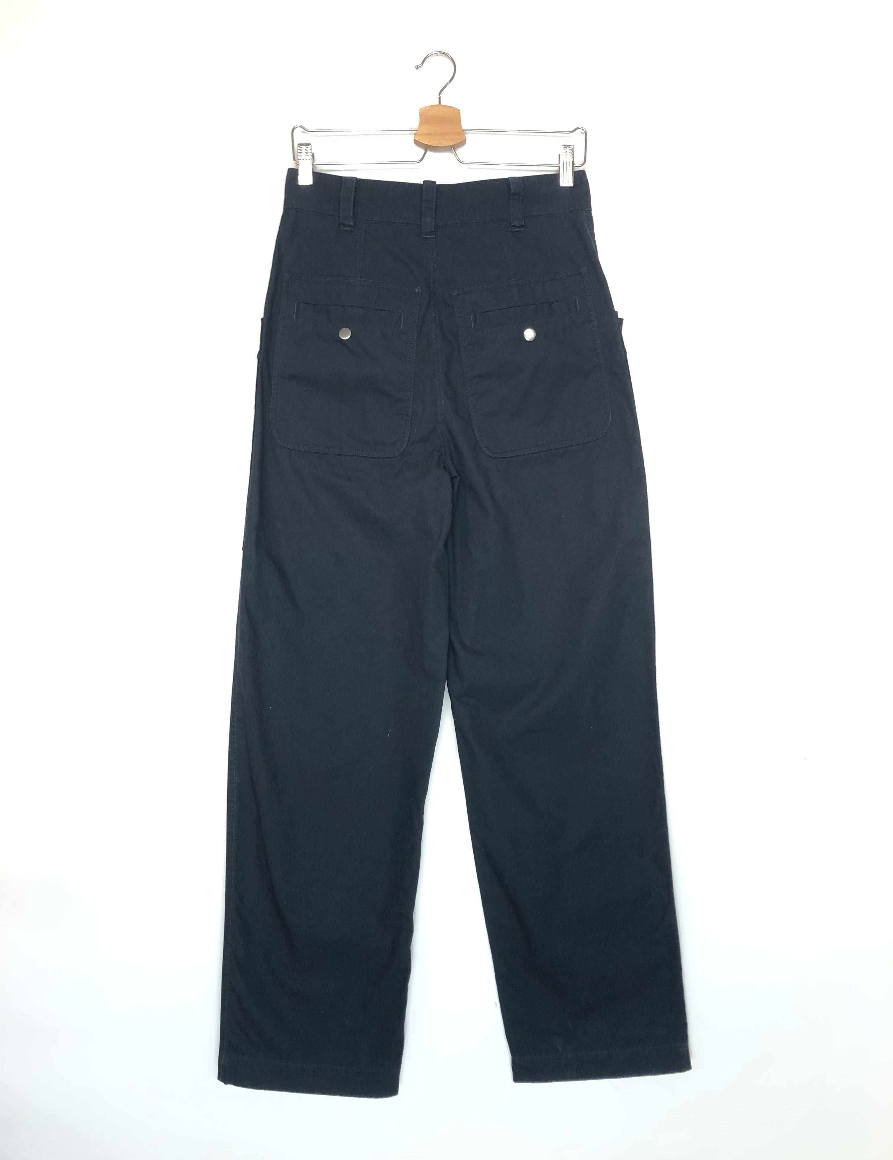 Black pants on a white background