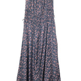 Black Russet Leaf THE GUILIA Silk Maxi Dress / ASCENO - Size M