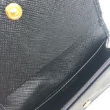 Black SAFFIANO Leather Cardholder / PRADA