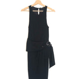 Black Sleeveless Dress with Belt - model STELLA / BA&SH - Size 0