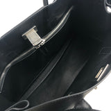 Black Smooth Calfskin Small Bel Air Carryall Bag / BALENCIAGA