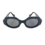 Black SPIRIT Acetate Hexagonal Sunglasses / ANNE & VALENTIN