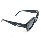 Black Square Acetate Sunglasses / LOEWE