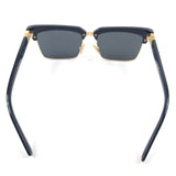 Black Square-frame Acetate and Gold-tone Sunglasses / MIU MIU