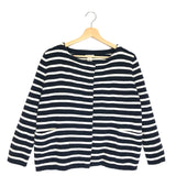 Black Striped Cashmere Cardigan / DEMYLEE - Size S