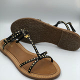 Black Studded Taillat Sandals / CELINE - Size 38