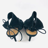 Black Suede Sexy Thing Booties / AQUAZZURA - Size 37.5