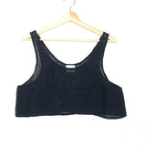 Black TAHTA Linen Top / LE KASHA - Size S