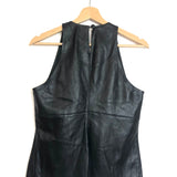 Black TEZA Faux-Leather Tank Top / NANUSHKA - Size M
