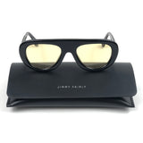 Black THE GABRIE Cellulose Acetate Aviator Sunglasses / JIMMY FAIRLY