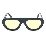 Black THE GABRIE Cellulose Acetate Aviator Sunglasses / JIMMY FAIRLY