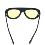Black THE GABRIE Cellulose Acetate Aviator Sunglasses / JIMMY FAIRLY