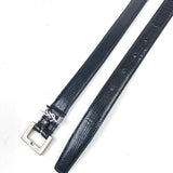 Black Thin CASSANDRE Belt / YVES SAINT LAURENT - Size 85cm