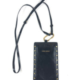 Black TIELI Patent Leather Phone Case / ISABEL MARANT
