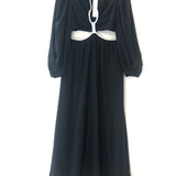 Black Tierneigh Cut-out Maxi Dress / JONATHAN SIMKHAI - Size XS