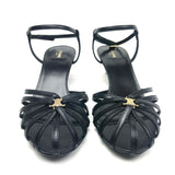Black TRIOMPHE Lambskin Leather Sandals / CELINE - Size 38