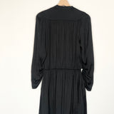 Black V-neck Satin REVEAL Dress / ZADIG & VOLTAIRE - Size S