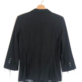 Black VICHY Wool-blend Lurex Embellished Blazer Jacket / ZADIG & VOLTAIRE LUXE - Size 1