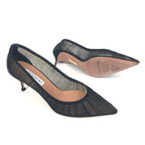 Black VOILE 65 Tulle and Satin Pumps / AQUAZZURA - Size 38