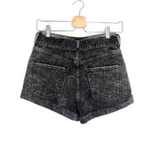 Black Wash Denim Shorts / MAJE - Size 36