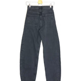 Black Washed LUNA High-rise Tapered Denim Jeans / AGOLDE - Size 24