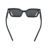Black WAY Acetate Rectangular Sunglasses / FENDI